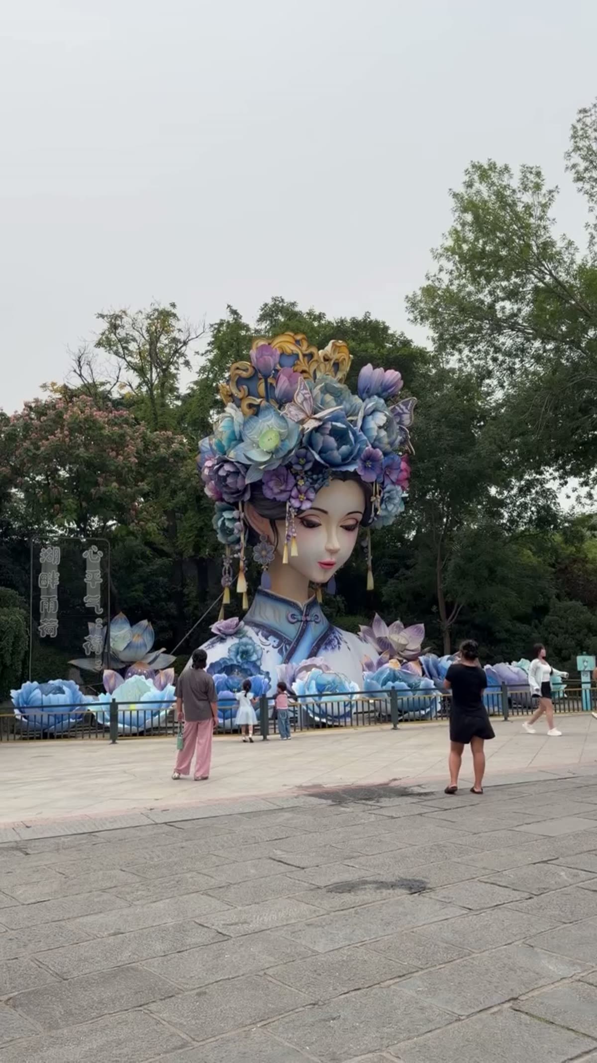 大明湖荷花藝術裝置影片